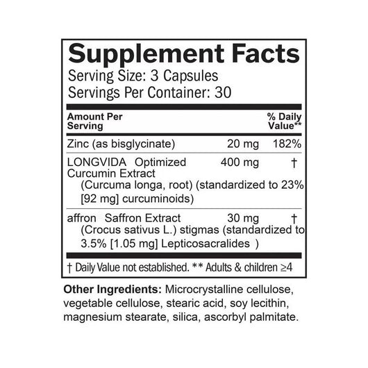 Luxra BrightMind Saffron Cognitive Formula