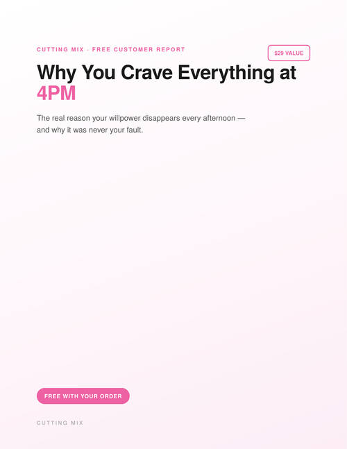 Why You Crave Everything at 4PM Report
