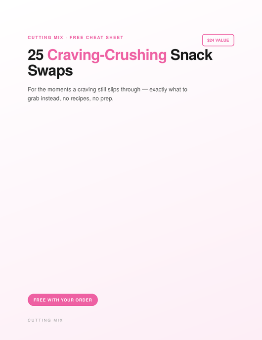 25 Craving-Crushing Snack Swaps
