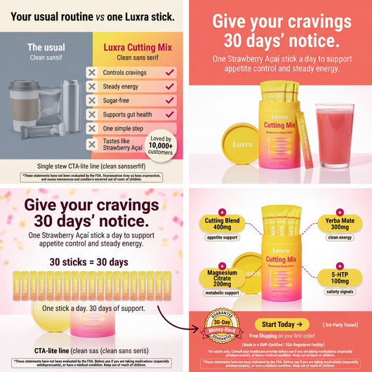 Luxra Cutting Mix — Calm the Cravings, Skip the Snack Spiral